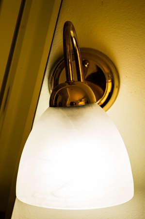 The gold light in the roomの写真素材