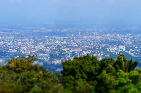 miniature city of Chiang Mai Thailandの写真素材