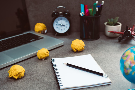 Looking for direction and inspiration, Business working at an officeの写真素材