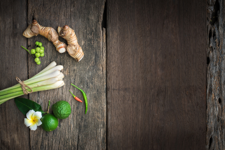 Lemon paste on old wooden floor.の写真素材