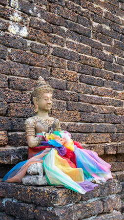 Prayer statue, Goddess statueの写真素材