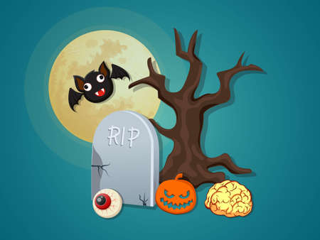 Halloween icon collectionのイラスト素材