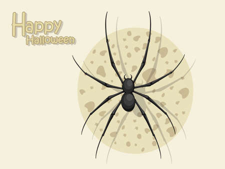 Spider cartoon vectorのイラスト素材