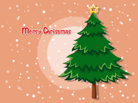 Christmas card design Vector illustration.のイラスト素材