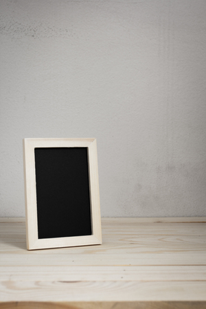 photo-frame on tableの写真素材