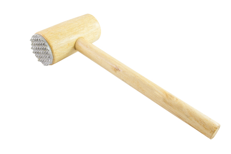 meat hammer on white backgroundの写真素材