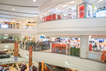 BANGKOK, THAILAND - November 17 2018 : The mall supermarket Branch Bang-Kapi department store, shopping in bangkok thailand.のeditorial素材