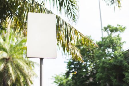 Blank billboard with copy space for symbol the way.の写真素材