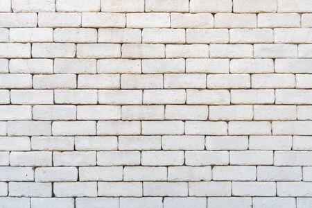 white brick texture pattern background.の写真素材