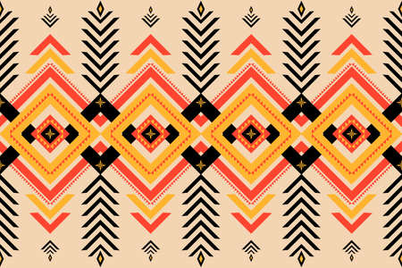 Abstract ethnic geometric pattern,print,border,tradition,ethnic oriental floral seamless pattern,illustration,Gemetric ethnic oriental ikat pattern traditionalのイラスト素材