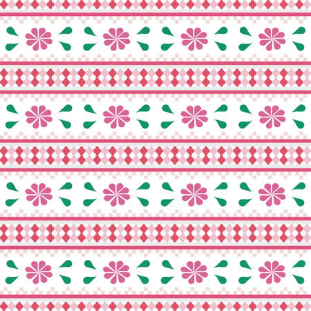 Abstract ethnic geometric pattern,print,border,tradition,ethnic oriental floral seamless pattern,illustration,Gemetric ethnic oriental ikat pattern traditionalのイラスト素材