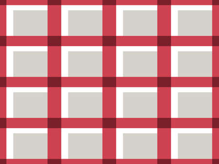 Scott seamless pattern on red background.のイラスト素材