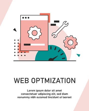 System software update and upgrade concept. Loading process in smart phone screen, App Development, flat design icon vector illustrationのイラスト素材