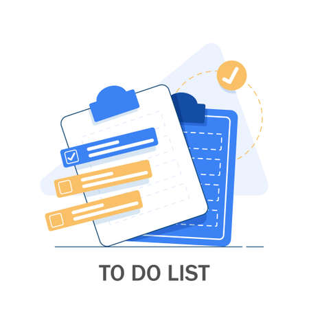 Creating training plan concept icon. Task list and deadlines. Effective planningのイラスト素材