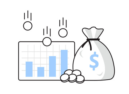 Investment analysis concept banner,Financial planning,Data analysis concept,Business concept for marketingのイラスト素材