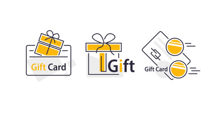 Gift card,loyalty program,more discount,perks concept,earn points,redeem present boxのイラスト素材