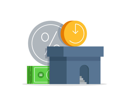 personal finances,Investing Plans set concept,Save Investment. Strategy and return on investmentのイラスト素材