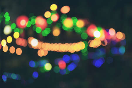 bokeh lights blur light bokeh abstrac background in vintage conceptの写真素材
