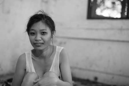 Sexual harassment , stop violence against Women, international women's day,bondage ,Violenceの写真素材