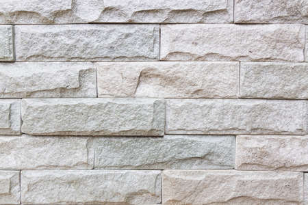 The walls are decorated with sandstone materialの写真素材