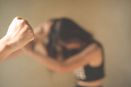 Lonely girl sadの写真素材