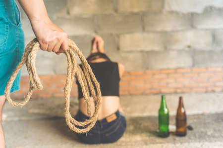 Women attacked with rope