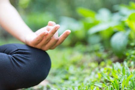 Yoga parkの写真素材