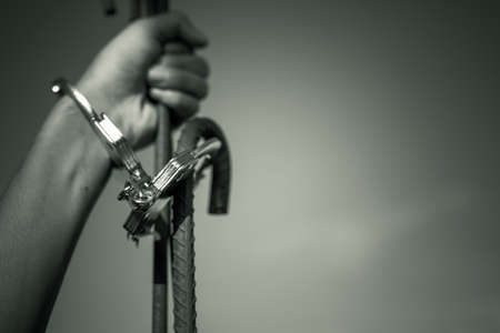 Human trafficking ,Stop abusing violence.の写真素材