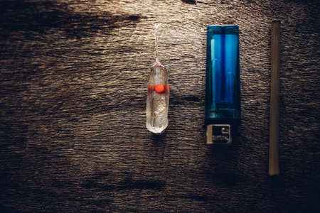 drugs on tableの写真素材