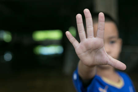 Human trafficking ,Stop abusing violence.の写真素材