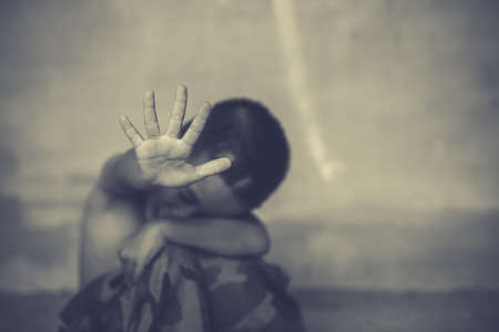 child stop abusing violence, violence, terrified , A fearful child.Stop abusing violence. violence, terrified , A fearful child.の写真素材