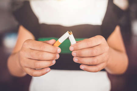 Child refuse to smoke, World No Tobacco Day.