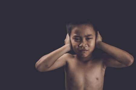 Violence in the lives of children, End violence against children concept, Children trafficking...