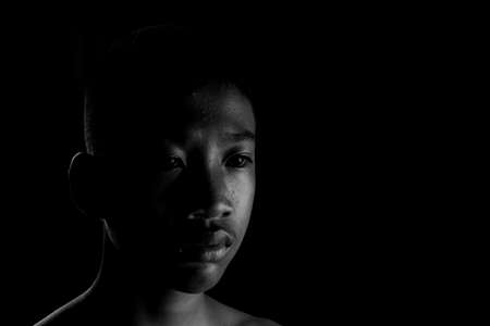 Stop abusing violence, Human trafficking, End to violence against children.の写真素材