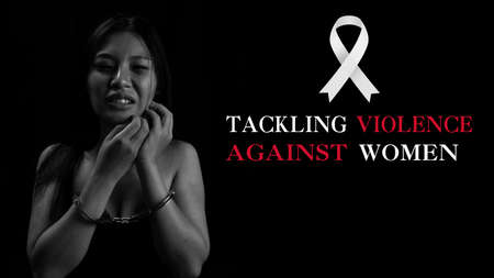 International Day for the Elimination of Violence against Women.の写真素材