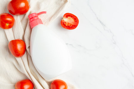 tomato lotion body skin careの写真素材