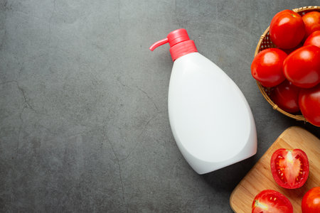 tomato lotion body skin careの写真素材