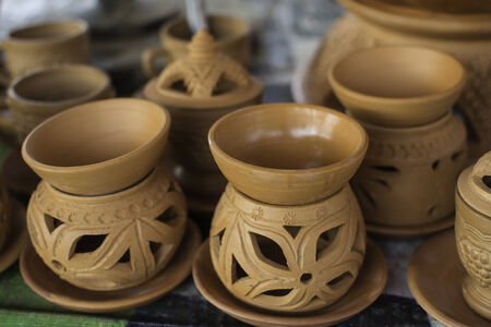 Ceramic ware of handwork 