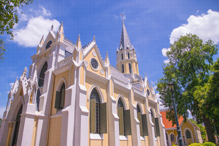 Ancient church in Bhang pa-in, Thailandの写真素材