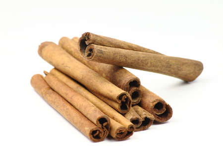cinnamon stick isolated on white background