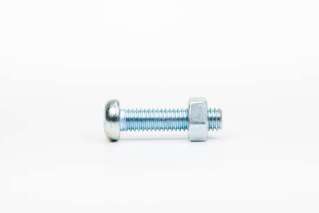 bolt and on white backgroundの写真素材