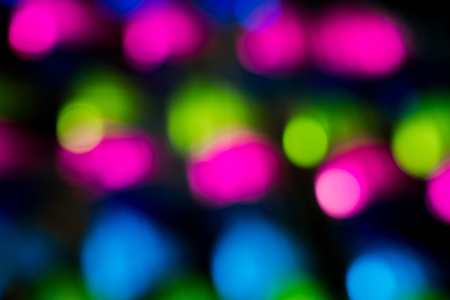 Colorful light bokeh background- abstract texture with highlights blurry. Circular Blurred bright lightの写真素材