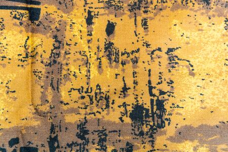 The black and brown abstraction cotton fabric for the backgroundの写真素材