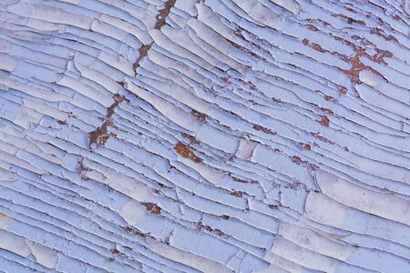 texture of cracked white paint on wood
