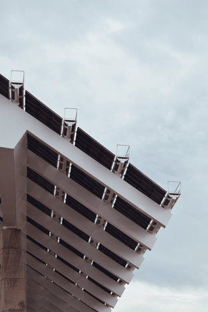 Barcelona Forum Park in Barcelona in Spain on September 28, 2021のeditorial素材