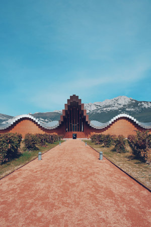 Ysios wineries located in La Rioja in Spain on October 22, 2022のeditorial素材