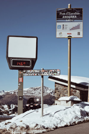 port of Envalira in Andorra, on November 28, 2021のeditorial素材