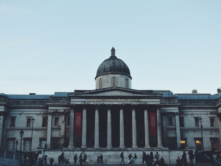 national gallery of london in england on 24 october 2017