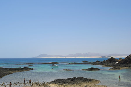Wolf Island in Fuerteventura in Spain, on August 11, 2017