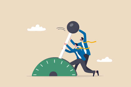 Paradigm shift technology to new business level, control or shifting speed for company growth,...